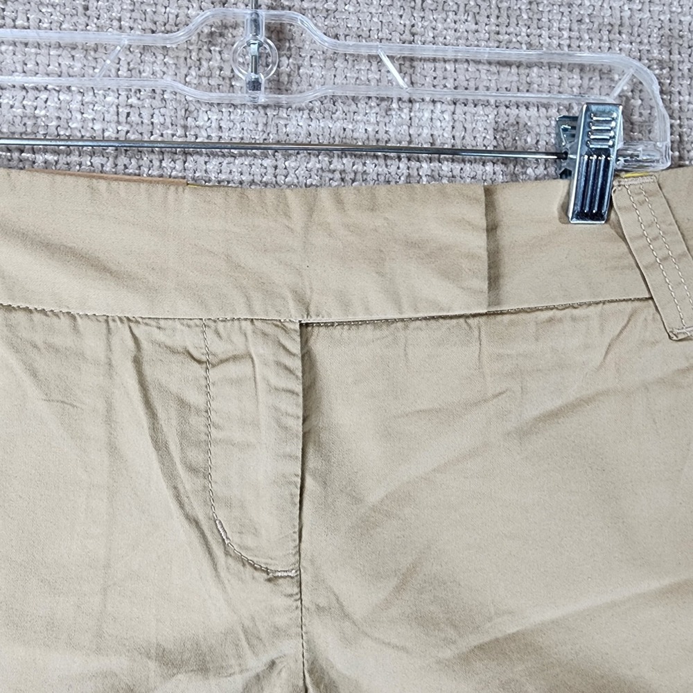 J.Crew Buttery Twill City Fit Chino Shorts Womens 6 Khaki Lightweight NWT - Picture 3 of 14